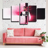 5 panel modern art framed prints JFC pink Ronaldo decor picture-1304 (2)