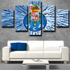 5 panel modern art framed prints Porto wall decor-1203 (3)