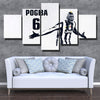 5 panel painting modern art canvas prints juve  Pogba wall picture-1243 (2)