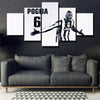 5 panel painting modern art canvas prints juve  Pogba wall picture-1243 (4)