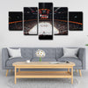  5 panel pictures canvas prints Calgary Flames wall decor1217 (4)