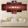 5 panel pictures canvas prints Chicago Bulls  wall decor1206 (3)