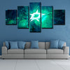5 panel pictures canvas prints Dallas Stars wall decor1213 (2)