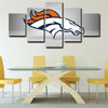 5 panel pictures canvas prints Denver Broncos wall decor1206 (2)