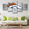 5 panel pictures canvas prints Denver Broncos wall decor1206 (3)