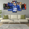 5 panel pictures canvas prints Eli Manning wall decor1222 3)