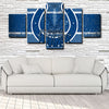 5 panel pictures canvas prints Indianapolis Colts wall decor1213 (2)