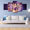 5 panel pictures canvas prints Kobe Bryant wall decor1206 (3)