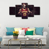 5 panel pictures canvas prints LeBron James wall decor1219 (2)