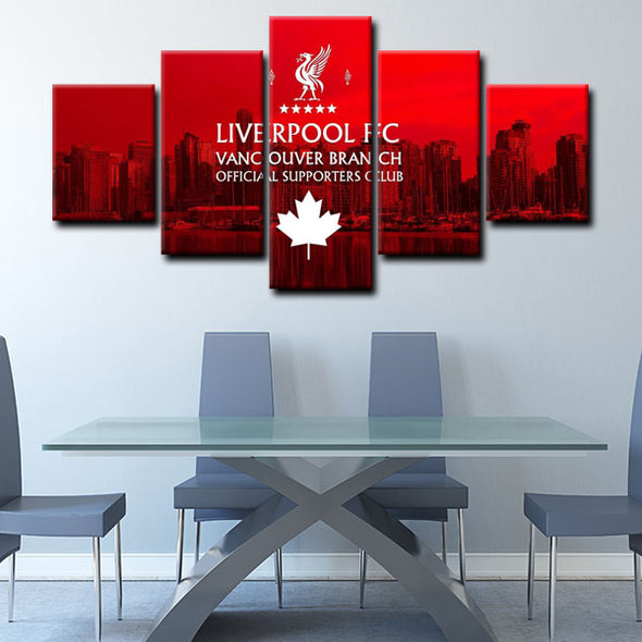 5 panel pictures canvas prints Liverpool Football Club wall decor1206 (1)