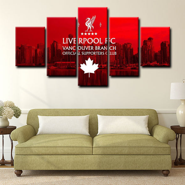 5 panel pictures canvas prints Liverpool Football Club wall decor1206 (3)