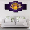  5 panel pictures canvas prints Los Angeles Lakers Bryant wall decor1224 (4)