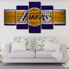  5 panel pictures canvas prints Los Angeles Lakers wall decor1206 (4)