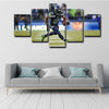5 panel pictures canvas prints Marshawn Lynch wall decor1219 (3)