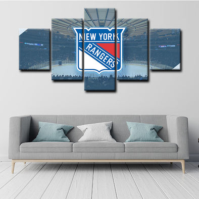 5 panel pictures canvas prints New York Rangers  wall decor1206 (1)