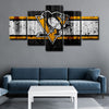 5 panel pictures canvas prints Pittsburgh Penguins wall decor1209 (3)