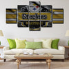 5 panel pictures canvas prints Pittsburgh Steelers wall decor1216 (4)