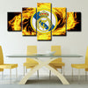 5 panel pictures canvas prints Real Madrid CF wall decor1206 (1)