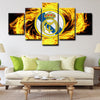 5 panel pictures canvas prints Real Madrid CF wall decor1206 (3)