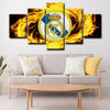5 panel pictures canvas prints Real Madrid CF wall decor1206 (4)