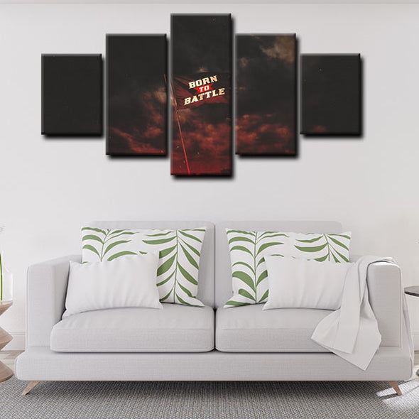  5 panel pictures canvas prints Vegas Golden Knights wall decor1206 (3)