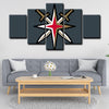  5 panel pictures canvas prints Vegas Golden Knights wall decor1217 (4)