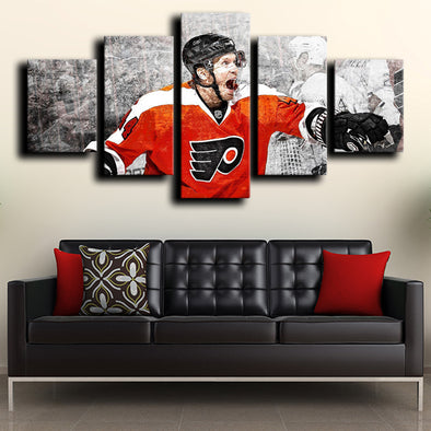 5 panel prints canvas prints Philadelphia Flyers Timonen wall picture-1202 (1)