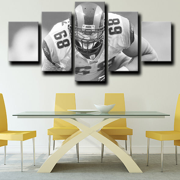 5 panel prints canvas prints Rams Brown wall picture-1222 (4)