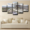 5 panel prints canvas prints Rams Rugby stadium wall picture-1212 (4)