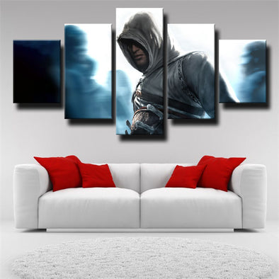 5 panel wall art canvas prints Assassin's Creed Altaïr home decor-1202 (1)