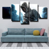 5 panel wall art canvas prints Assassin's Creed Altaïr home decor-1202 (2)
