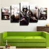 5 panel wall art canvas prints Assassin's Creed II Desmond wall decor-1211 (3)