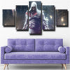 5 panel wall art canvas prints Assassin's Creed II Ezio wall picture-1214 (2)
