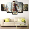5 panel wall art canvas prints Assassin's Creed Odyssey home decor-1201 (1)