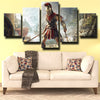 5 panel wall art canvas prints Assassin's Creed Odyssey home decor-1201 (2)