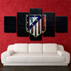 5 panel wall art canvas prints  Atlético Madrid Symbol home decor1210 (1)
