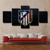 5 panel wall art canvas prints  Atlético Madrid Symbol home decor1210 (2)
