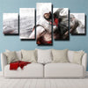 5 panel wall art canvas prints Brotherhood Ezio wall decor-1220 (3)