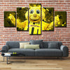 5 panel wall art canvas prints Bumblebee image home decor-1213 (1)