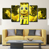 5 panel wall art canvas prints Bumblebee image home decor-1213 (3)