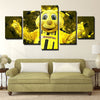 5 panel wall art canvas prints Bumblebee image home decor-1213 (4)