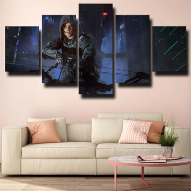 5 panel wall art canvas prints COD Black Ops III home decor-1202 (1)