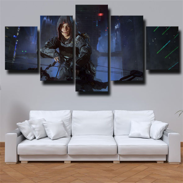 5 panel wall art canvas prints COD Black Ops III home decor-1202 (3)