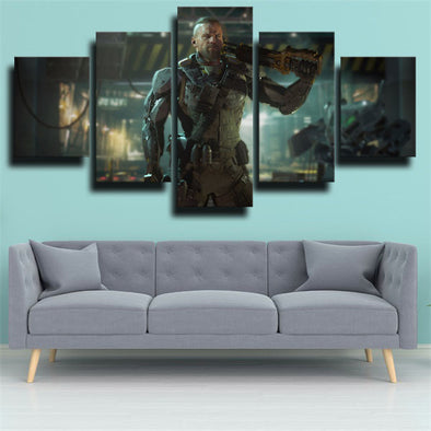 5 panel wall art canvas prints COD Black Ops III wall picture-1214 (1)