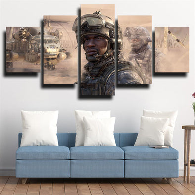 5 panel wall art canvas prints COD Modern Warfare 2 decor picture-1307 (1)
