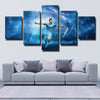 5 panel wall art canvas prints Citizens Agüero Starry sky home decor-1223 (1)