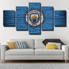 5 panel wall art canvas prints Citizens blue Log live room decor-1239 (3)