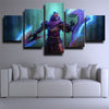 5 panel wall art canvas prints DOTA 2 Anti-Mage decor picture-1215 (2)
