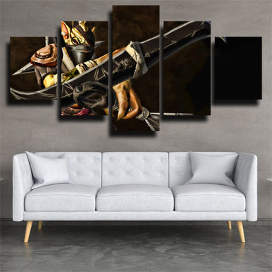 5 panel wall art canvas prints DOTA 2  Bounty Hunter live room decor-1253 (1)