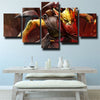 5 panel wall art canvas prints DOTA 2 Bounty Hunter wall decor-1252 (1)